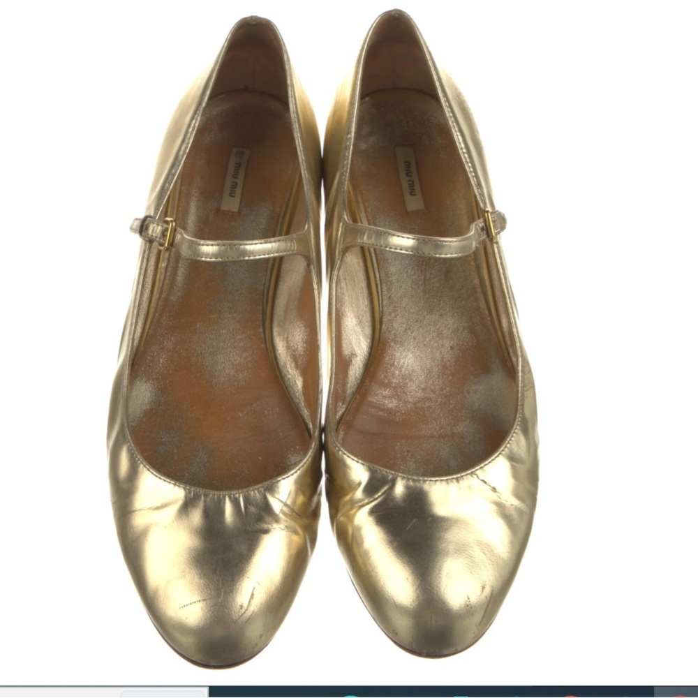 Miu miu Mary Jane ballet flats